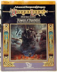 Dragon Lance DL4 Dragons of Desolation © 1984 tsr9139